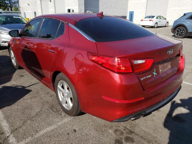 Photo 2 VIN: 5XXGM4A71FG415373 - KIA OPTIMA LX 