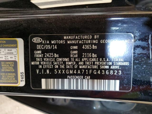 Photo 11 VIN: 5XXGM4A71FG436823 - KIA OPTIMA LX 