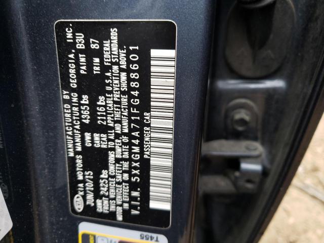 Photo 11 VIN: 5XXGM4A71FG488601 - KIA OPTIMA LX 