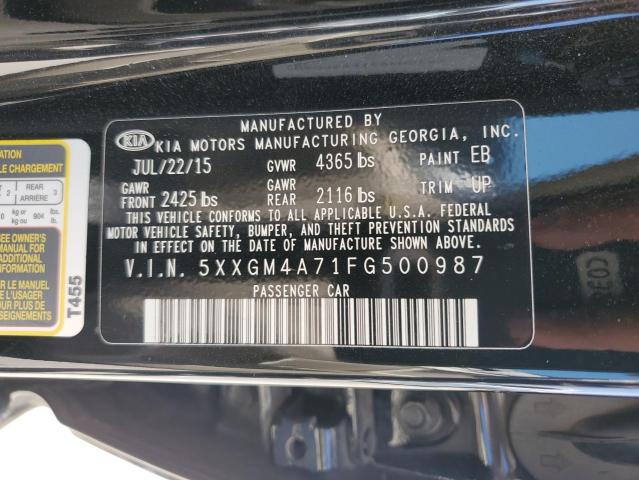 Photo 11 VIN: 5XXGM4A71FG500987 - KIA OPTIMA 