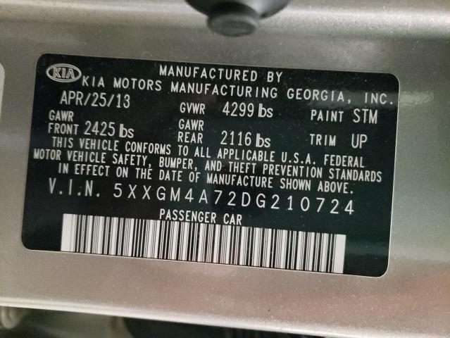 Photo 11 VIN: 5XXGM4A72DG210724 - KIA OPTIMA 