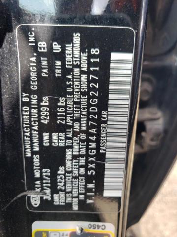 Photo 11 VIN: 5XXGM4A72DG227118 - KIA OPTIMA LX 