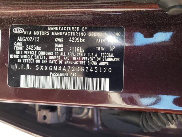 Photo 11 VIN: 5XXGM4A72DG245120 - KIA OPTIMA LX 