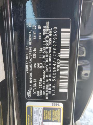 Photo 11 VIN: 5XXGM4A72EG279608 - KIA OPTIMA LX 