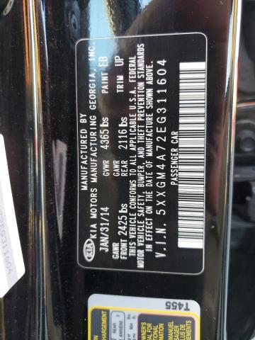 Photo 11 VIN: 5XXGM4A72EG311604 - KIA OPTIMA LX 