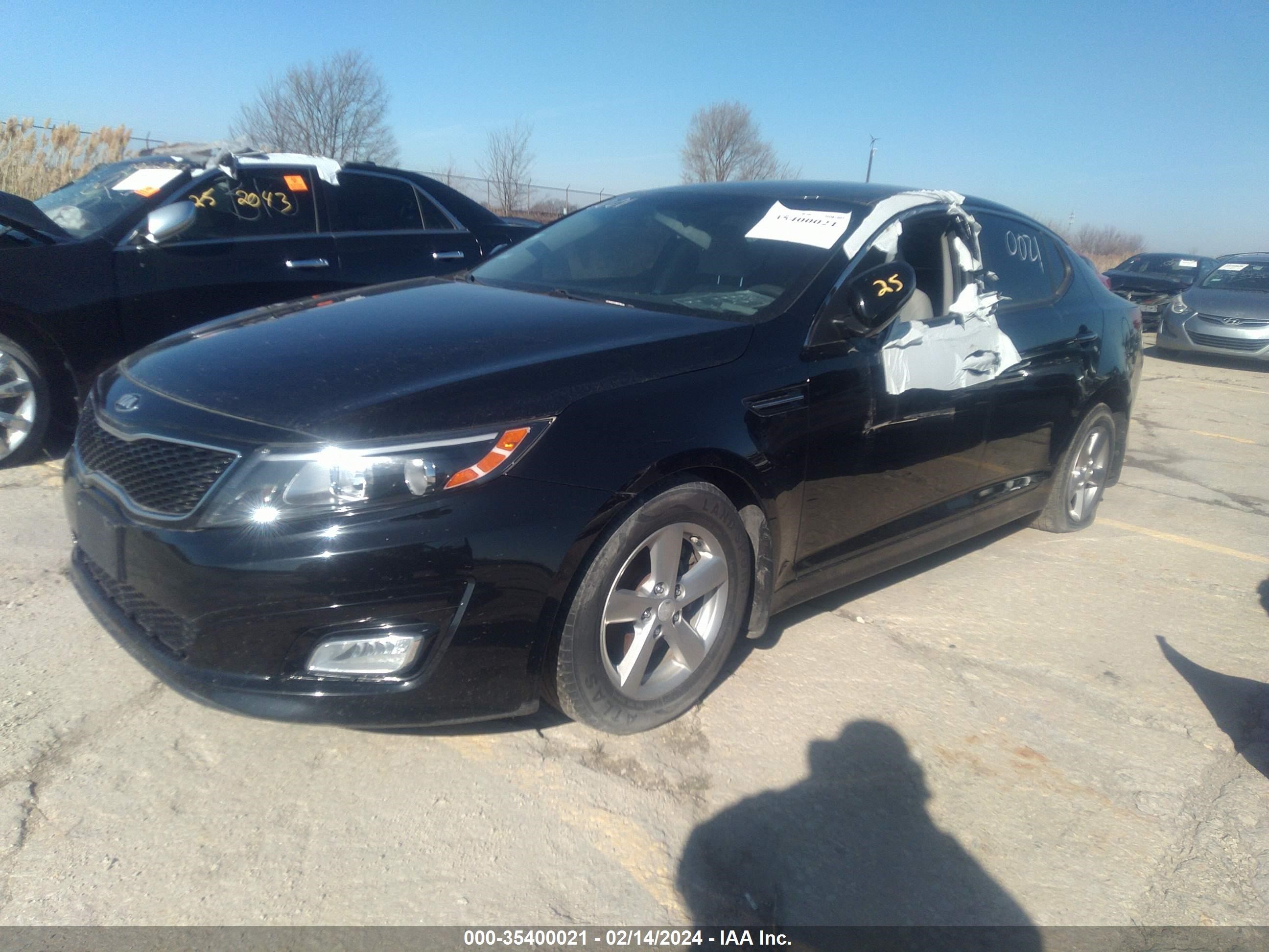 Photo 1 VIN: 5XXGM4A72EG315684 - KIA OPTIMA 