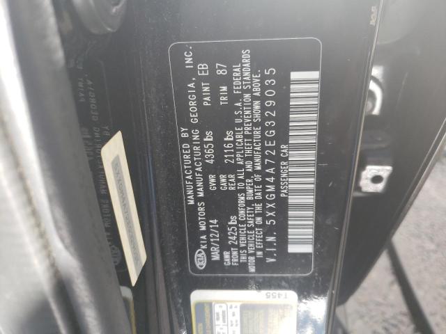 Photo 11 VIN: 5XXGM4A72EG329035 - KIA OPTIMA LX 