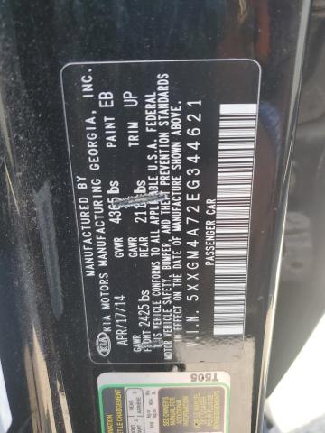 Photo 11 VIN: 5XXGM4A72EG344621 - KIA OPTIMA LX 