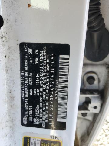 Photo 11 VIN: 5XXGM4A72FG381086 - KIA OPTIMA LX 