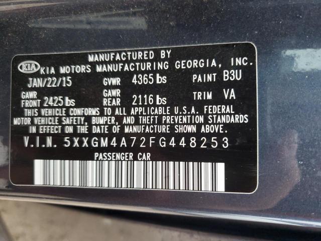 Photo 11 VIN: 5XXGM4A72FG448253 - KIA OPTIMA LX 