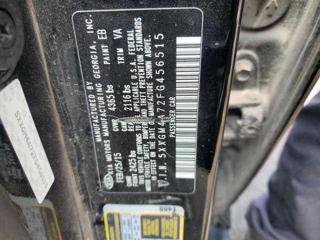 Photo 11 VIN: 5XXGM4A72FG456515 - KIA OPTIMA LX 