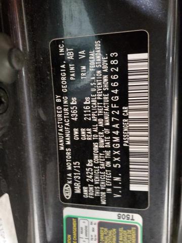 Photo 11 VIN: 5XXGM4A72FG466283 - KIA OPTIMA 