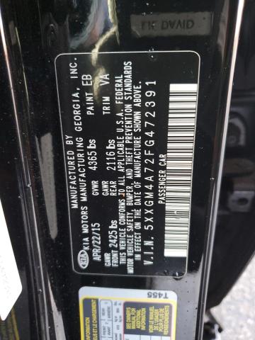 Photo 11 VIN: 5XXGM4A72FG472391 - KIA OPTIMA LX 