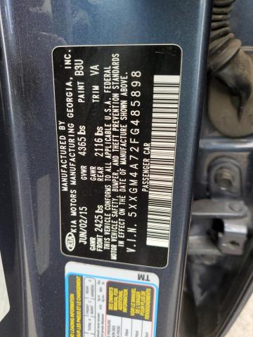 Photo 11 VIN: 5XXGM4A72FG485898 - KIA OPTIMA 