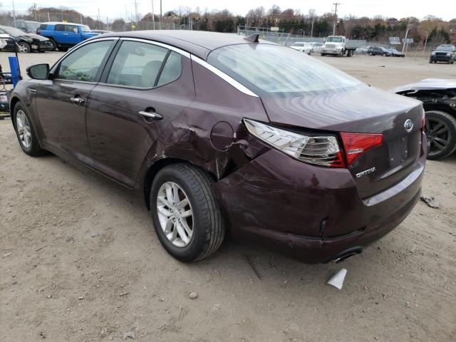 Photo 2 VIN: 5XXGM4A73CG051761 - KIA OPTIMA LX 