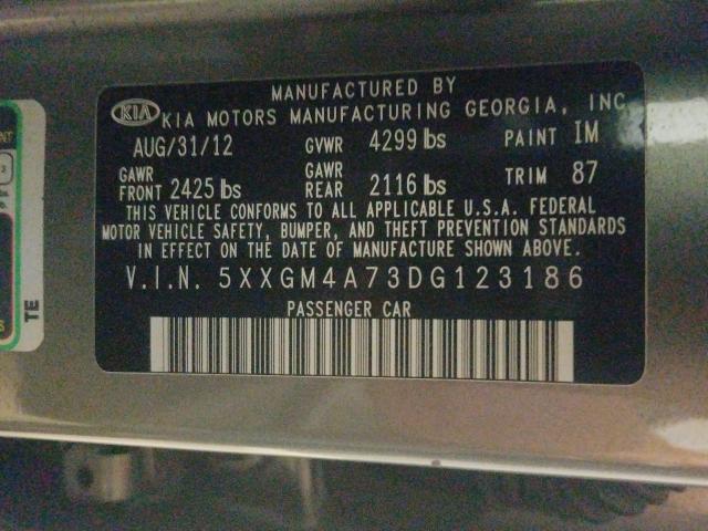 Photo 9 VIN: 5XXGM4A73DG123186 - KIA OPTIMA LX 