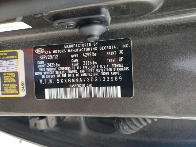 Photo 11 VIN: 5XXGM4A73DG133989 - KIA OPTIMA 