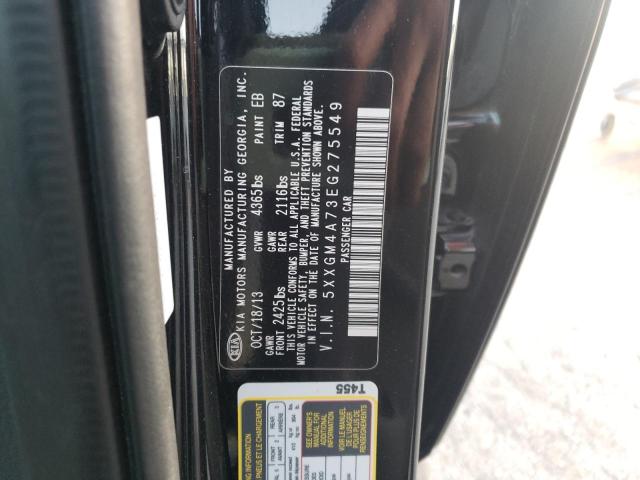 Photo 11 VIN: 5XXGM4A73EG275549 - KIA OPTIMA LX 