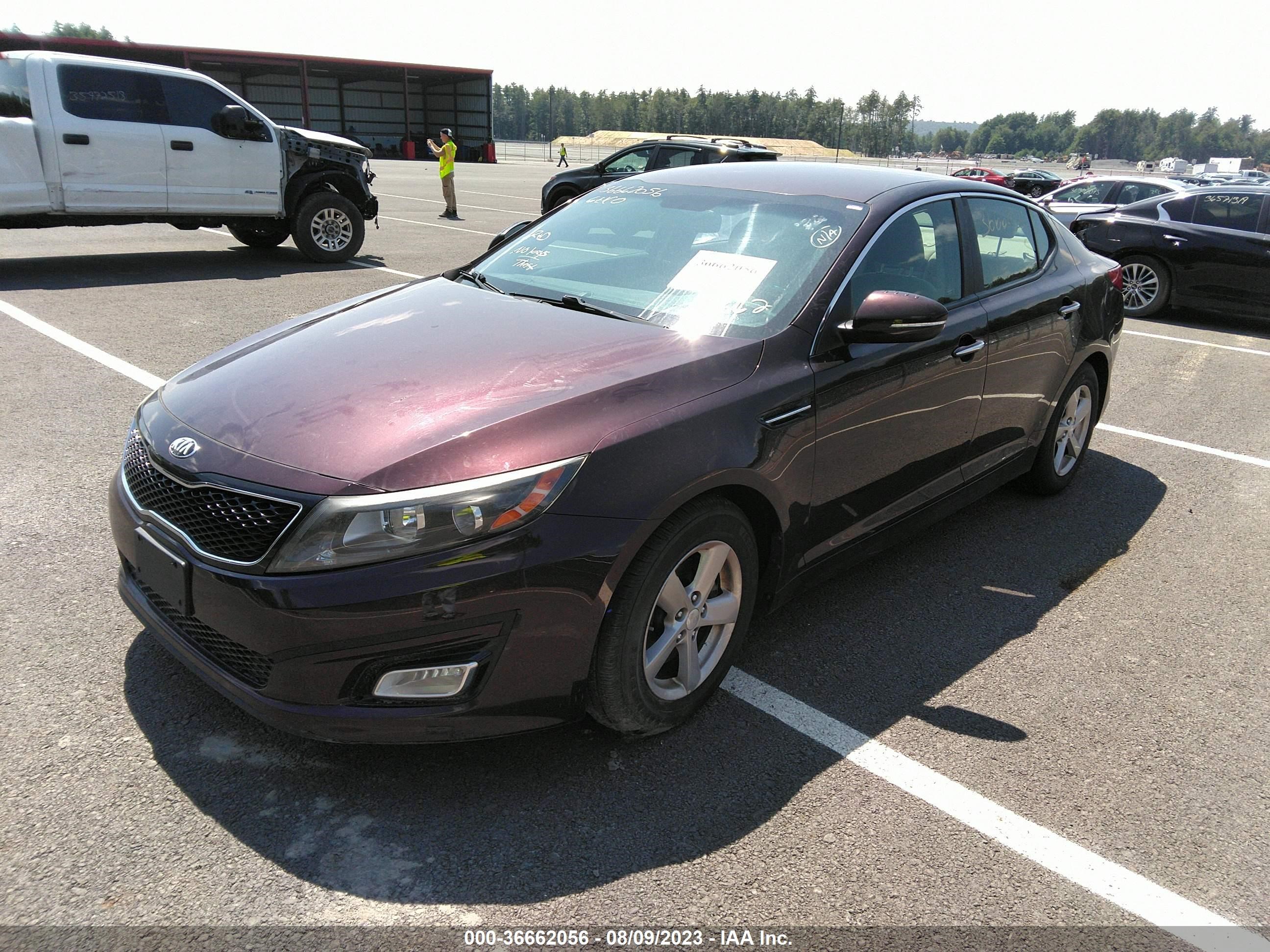 Photo 1 VIN: 5XXGM4A73EG295767 - KIA OPTIMA 