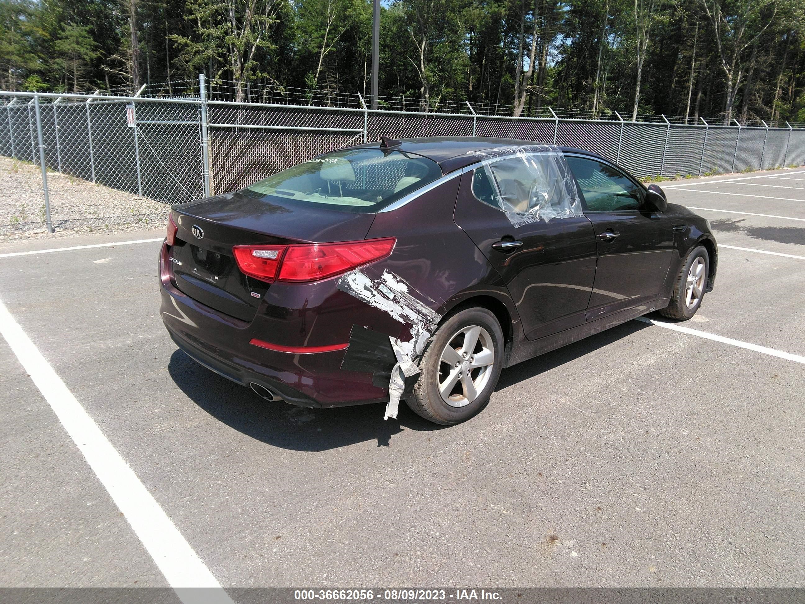 Photo 2 VIN: 5XXGM4A73EG295767 - KIA OPTIMA 