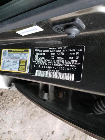 Photo 11 VIN: 5XXGM4A73EG316357 - KIA OPTIMA LX 