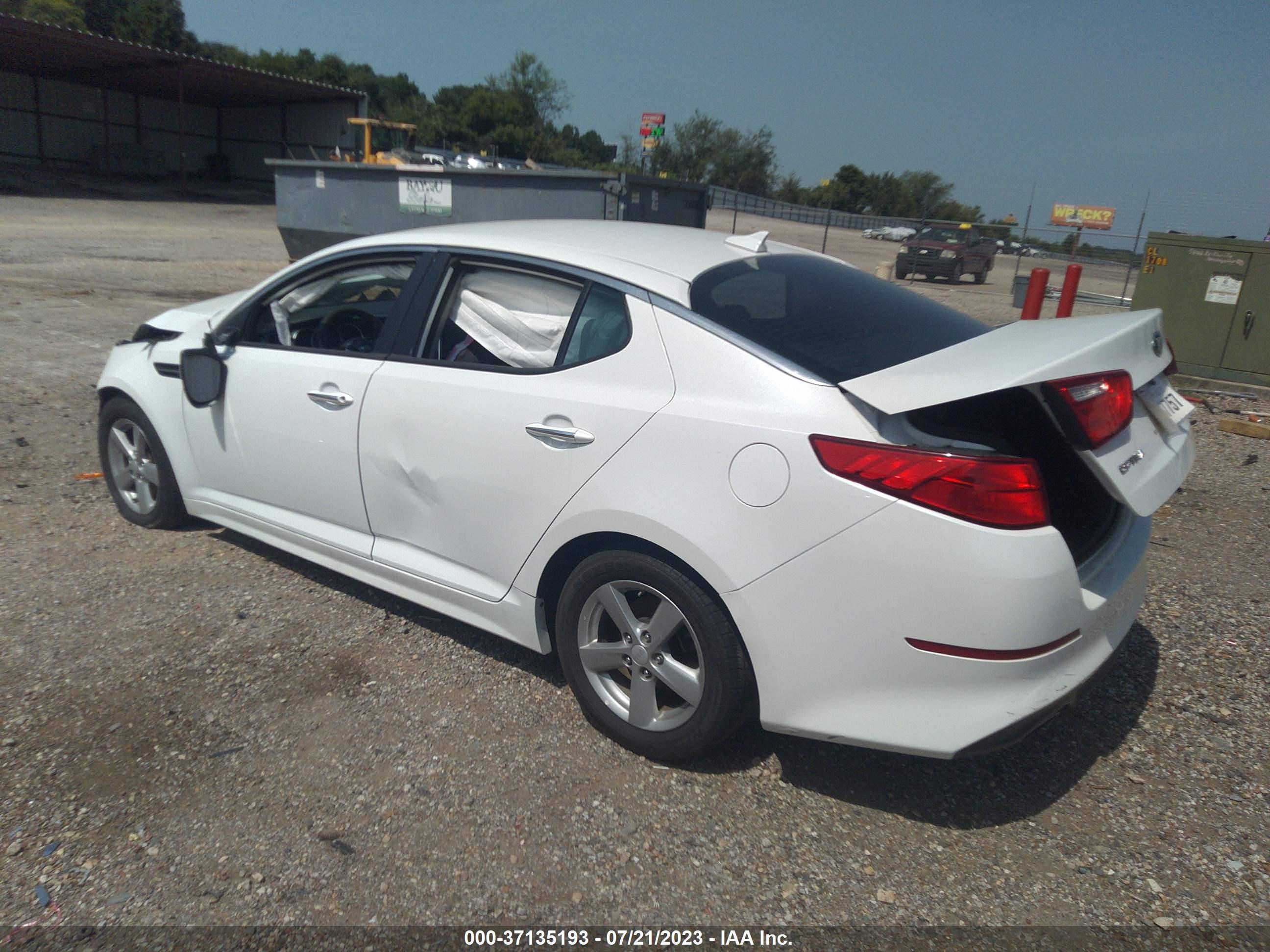 Photo 2 VIN: 5XXGM4A73EG324295 - KIA OPTIMA 