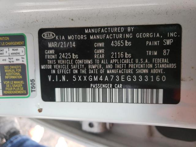 Photo 9 VIN: 5XXGM4A73EG333160 - KIA OPTIMA LX 