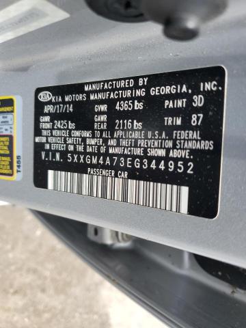 Photo 12 VIN: 5XXGM4A73EG344952 - KIA OPTIMA 