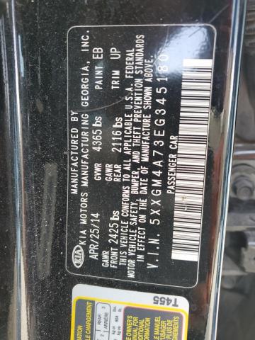 Photo 12 VIN: 5XXGM4A73EG345180 - KIA OPTIMA 