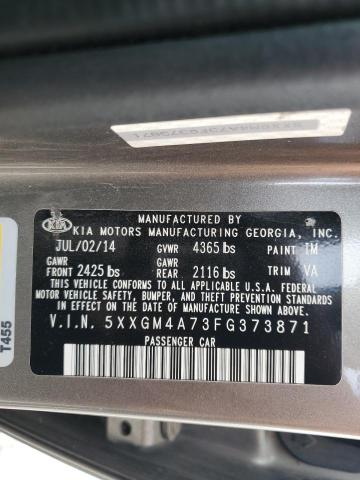 Photo 11 VIN: 5XXGM4A73FG373871 - KIA OPTIMA 