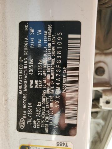 Photo 11 VIN: 5XXGM4A73FG381095 - KIA OPTIMA LX 