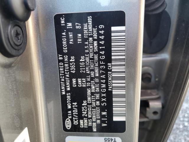 Photo 12 VIN: 5XXGM4A73FG414449 - KIA OPTIMA 