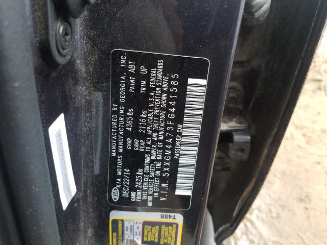 Photo 9 VIN: 5XXGM4A73FG441585 - KIA OPTIMA LX 