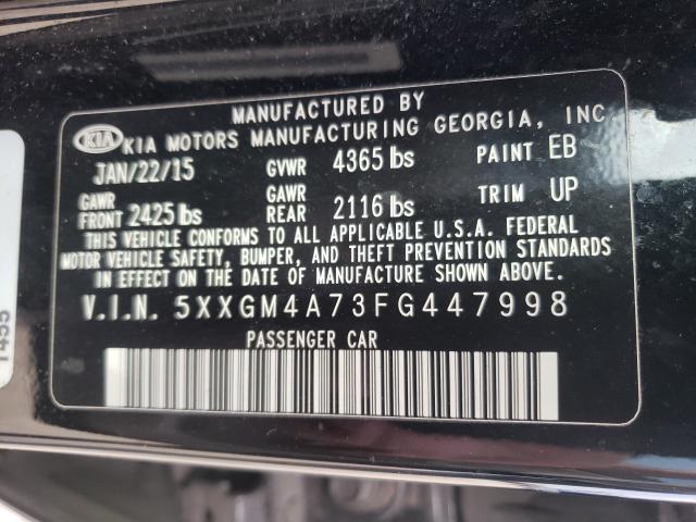 Photo 9 VIN: 5XXGM4A73FG447998 - KIA OPTIMA LX 