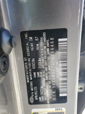 Photo 12 VIN: 5XXGM4A73FG466468 - KIA OPTIMA LX 