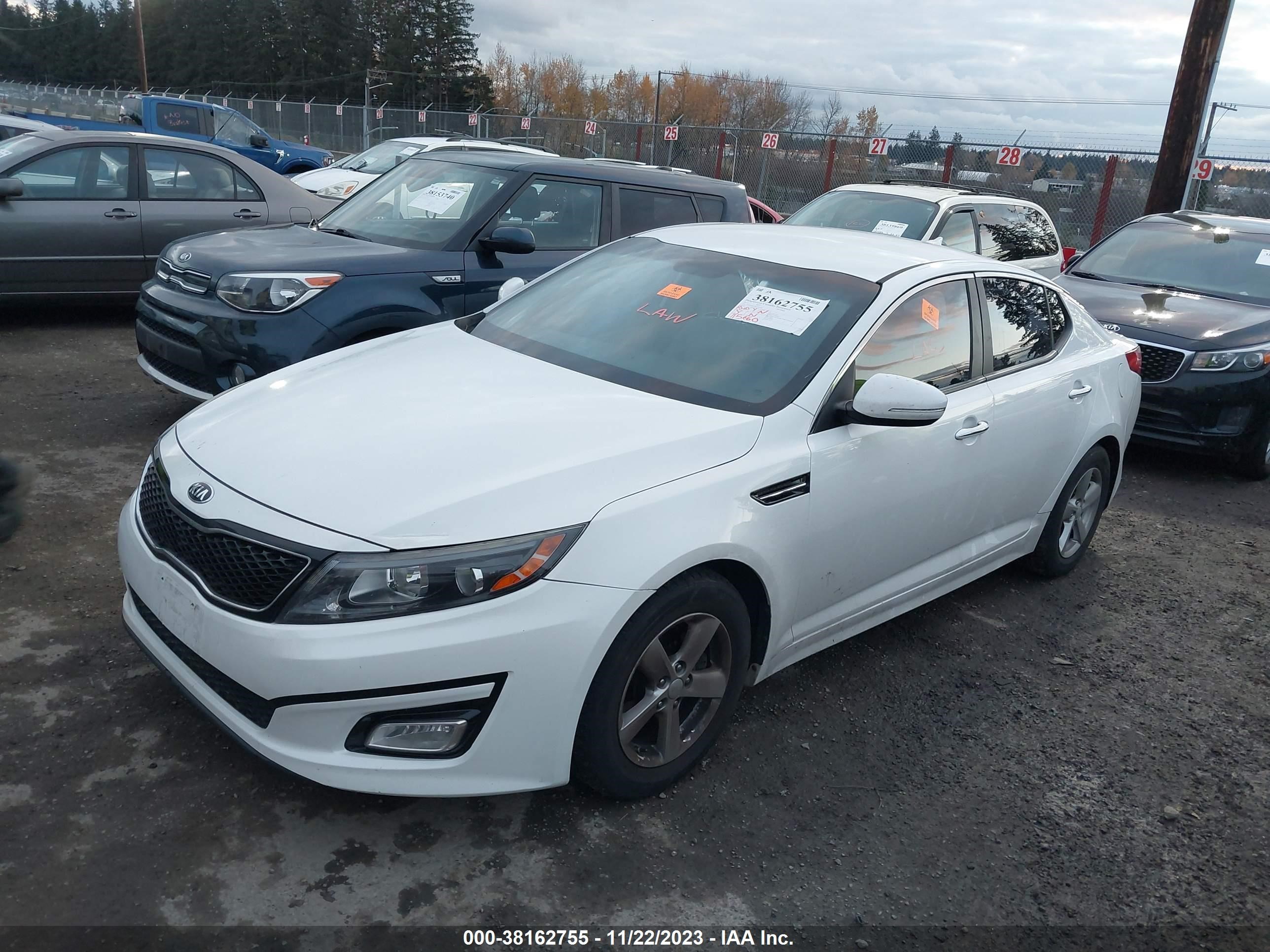 Photo 1 VIN: 5XXGM4A73FG507424 - KIA OPTIMA 