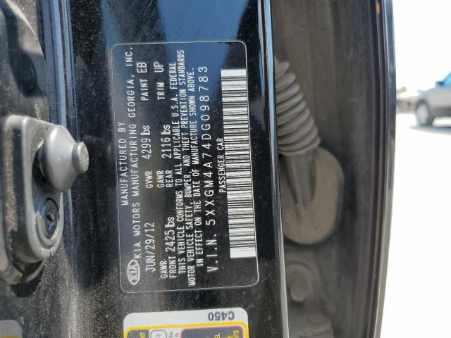 Photo 9 VIN: 5XXGM4A74DG098783 - KIA OPTIMA LX 