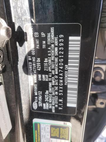 Photo 11 VIN: 5XXGM4A74DG123939 - KIA OPTIMA 