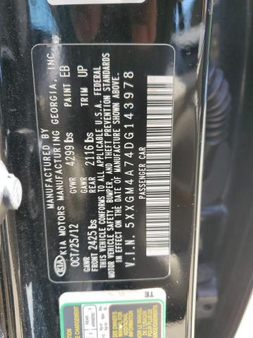 Photo 11 VIN: 5XXGM4A74DG143978 - KIA OPTIMA 