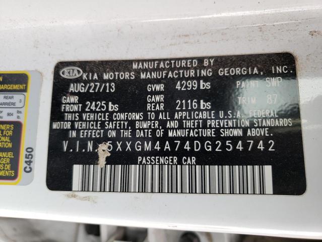 Photo 9 VIN: 5XXGM4A74DG254742 - KIA OPTIMA LX 