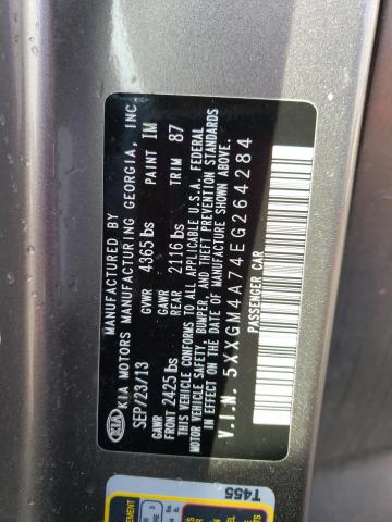 Photo 11 VIN: 5XXGM4A74EG264284 - KIA OPTIMA LX 