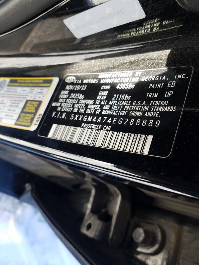 Photo 9 VIN: 5XXGM4A74EG288889 - KIA OPTIMA LX 