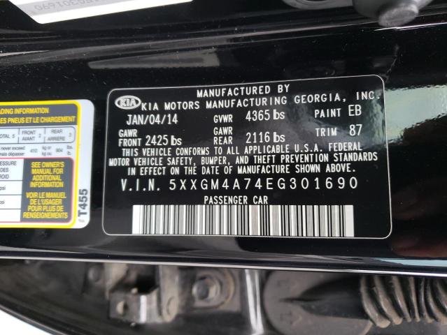 Photo 9 VIN: 5XXGM4A74EG301690 - KIA OPTIMA 