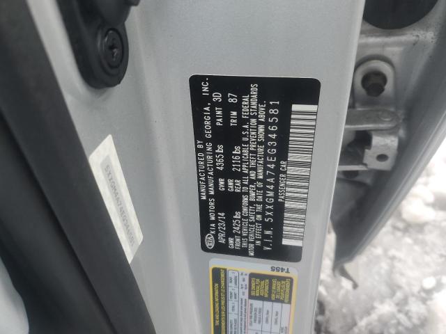 Photo 11 VIN: 5XXGM4A74EG346581 - KIA OPTIMA 