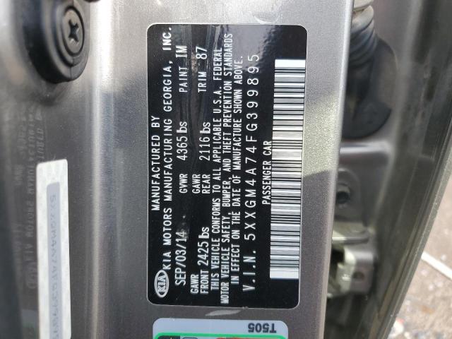 Photo 12 VIN: 5XXGM4A74FG399895 - KIA OPTIMA 