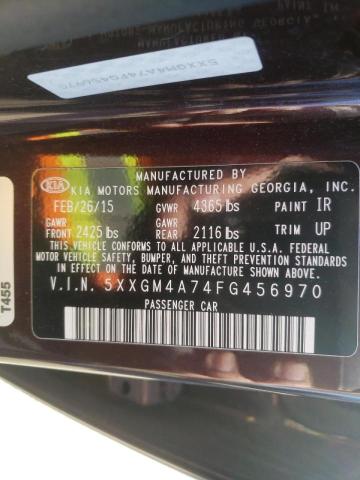 Photo 9 VIN: 5XXGM4A74FG456970 - KIA OPTIMA LX 