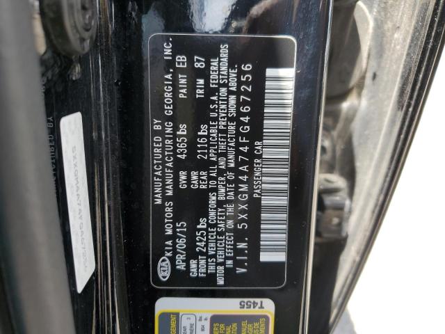 Photo 12 VIN: 5XXGM4A74FG467256 - KIA OPTIMA LX 