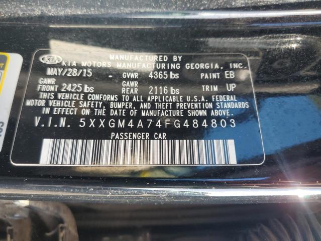 Photo 11 VIN: 5XXGM4A74FG484803 - KIA OPTIMA LX 