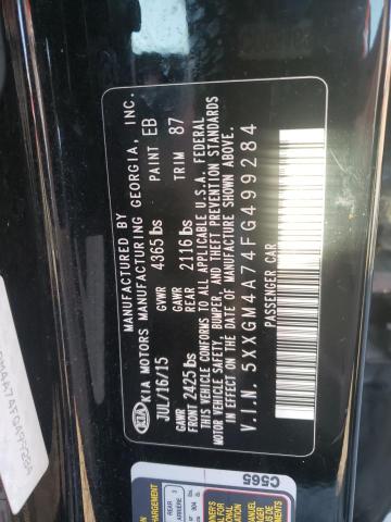 Photo 11 VIN: 5XXGM4A74FG499284 - KIA OPTIMA LX 