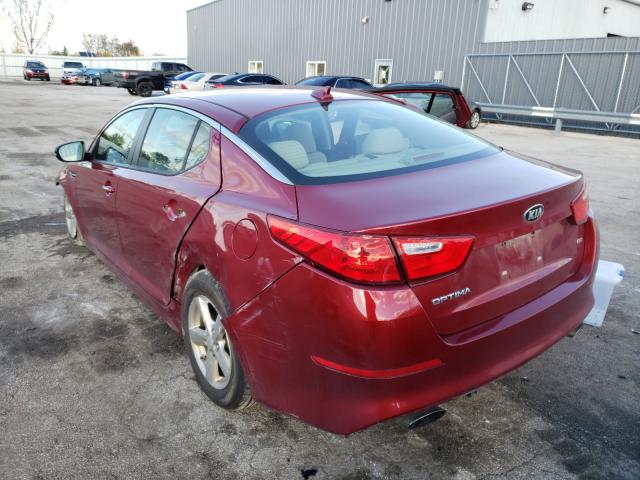 Photo 2 VIN: 5XXGM4A74FG505908 - KIA OPTIMA LX 